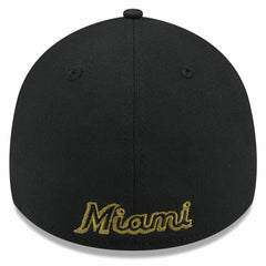 Miami Marlins New Era 2024 Armed Forces Day 39THIRTY Flex Hat - Black Hats