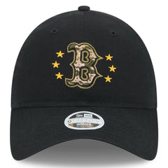 Boston Red Sox New Era Women's 2024 Armed Forces Day 9TWENTY Adjustable Hat - Black Hats