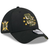 San Diego Padres New Era 2024 Armed Forces Day 39THIRTY Flex Hat - Black Hats