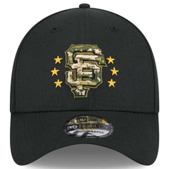 San Francisco Giants New Era 2024 Armed Forces Day 39THIRTY Flex Hat - Black Hats