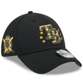 Tampa Bay Rays New Era 2024 Armed Forces Day 39THIRTY Flex Hat - Black Hats