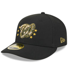 Washington Nationals New Era 2024 Armed Forces Day Low Profile 59FIFTY Fitted Hat - Black Hats