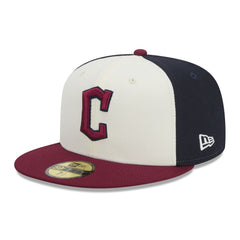 Cleveland Guardians New Era 2024 City Connect 59FIFTY Fitted Hat - White/Red Hats