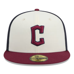 Cleveland Guardians New Era 2024 City Connect 59FIFTY Fitted Hat - White/Red Hats