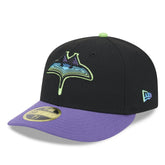 Tampa Bay Rays New Era 2024 City Connect Low Profile 59FIFTY Fitted Hat - Black Hats
