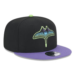 Tampa Bay Rays New Era 2024 City Connect 9FIFTY Snapback Hat - Black Hats