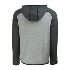 Milwaukee Brewers Cutter & Buck Mainsail Full-Zip Hooded Jacket - Heather Charcoal/Heather Gray Jackets