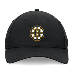 NHL Boston Bruins Fanatics Front Office Ripstop Adjustable Hat - Black