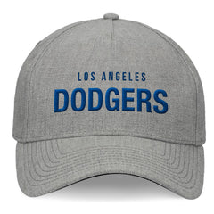 Los Angeles Dodgers Fanatics Elements A-Frame Structured Adjustable Hat - Heather Gray Hats