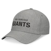 San Francisco Giants Fanatics Elements A-Frame Structured Adjustable Hat - Heather Gray Hats