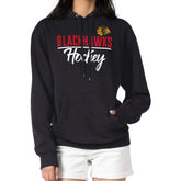NHL Chicago Blackhawks G-III 4Her by Carl Banks Women's Team Sport Tri-Blend Fleece Hoodie - Black