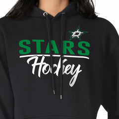 NHL Dallas Stars G-III 4Her by Carl Banks Women's Team Sport Tri-Blend Fleece Hoodie - Black