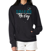 NHL San Jose Sharks G-III 4Her by Carl Banks Women's Team Sport Tri-Blend Fleece Hoodie - Black