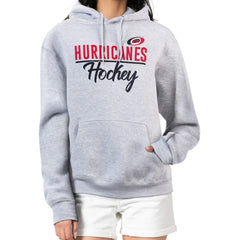NHL Carolina Hurricanes G-III 4Her by Carl Banks Women's Team Sport Tri-Blend Fleece Hoodie - Heather Gray