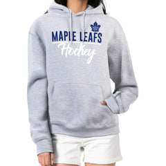 NHL Toronto Maple Leafs G-III 4Her by Carl Banks Women's Team Sport Tri-Blend Fleece Hoodie - Heather Gray
