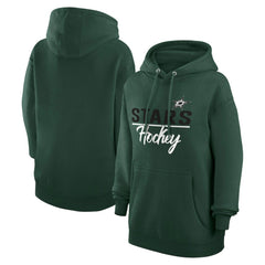 NHL Dallas Stars G-III 4Her by Carl Banks Women's Team Sport Tri-Blend Fleece Hoodie - Green