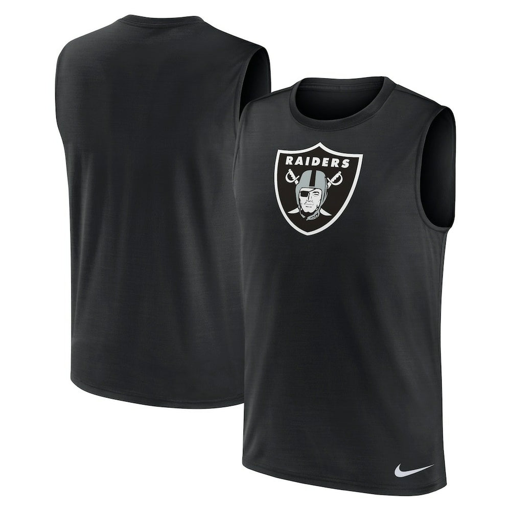 Las Vegas Raiders Blitz Legend Dri-FIT Muscle Tank Top Black