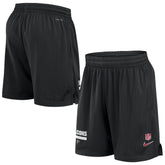 Atlanta Falcons 2024 Sideline Performance Mesh Shorts Black