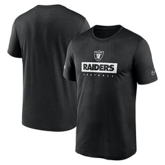 Las Vegas Raiders Sideline Legend Performance T-Shirt Black