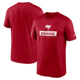 Tampa Bay Buccaneers Sideline Legend Performance T-Shirt Red