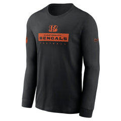 Cincinnati Bengals Sideline Dri-FIT Long Sleeve T-Shirt Black
