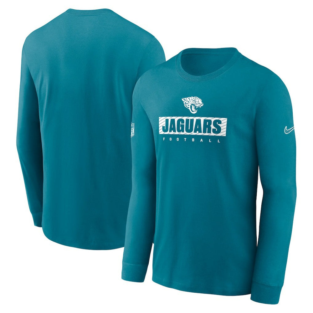 Jacksonville Jaguars Sideline Dri-FIT Long Sleeve T-Shirt Teal