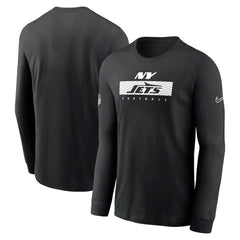 New York Jets Sideline Dri-FIT Long Sleeve T-Shirt Black