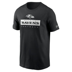 Baltimore Ravens Sideline Performance T-Shirt Black