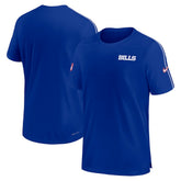 Buffalo Bills 2024 Sideline Coach UV Performance T-Shirt Royal