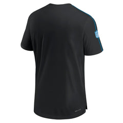 Carolina Panthers 2024 Sideline Coach UV Performance T-Shirt Black