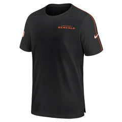 Cincinnati Bengals 2024 Sideline Coach UV Performance T-Shirt Black