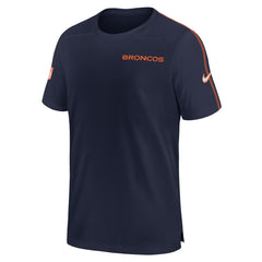 Denver Broncos 2024 Sideline Coach UV Performance T-Shirt Navy