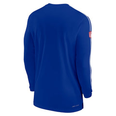 Buffalo Bills Sideline Coach UV Performance Long Sleeve T-Shirt Royal