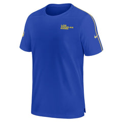 Los Angeles Rams 2024 Sideline Coach UV Performance T-Shirt Royal