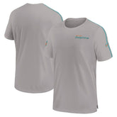 Miami Dolphins 2024 Sideline Coach UV Performance T-Shirt Gray
