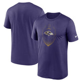 Baltimore Ravens Primetime Legend Icon Performance T-Shirt Purple