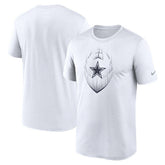Dallas Cowboys Primetime Legend Icon Performance T-Shirt White