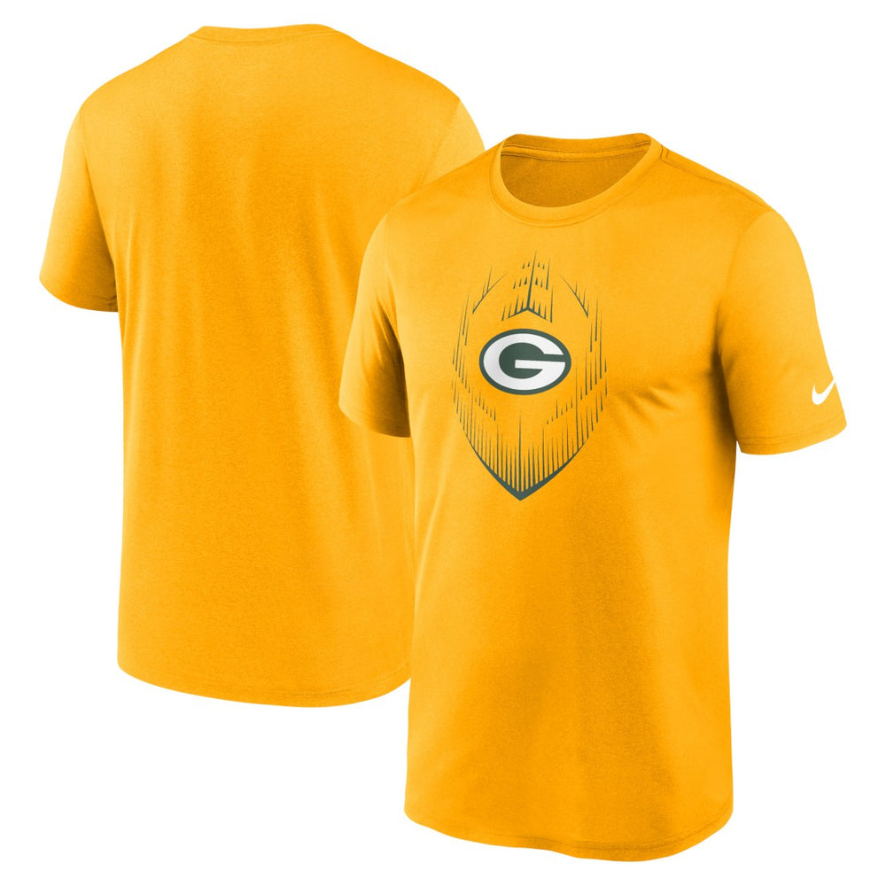 Green Bay Packers Primetime Legend Icon Performance T-Shirt Gold