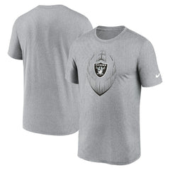 Las Vegas Raiders Primetime Legend Icon Performance T-Shirt Heather Gray