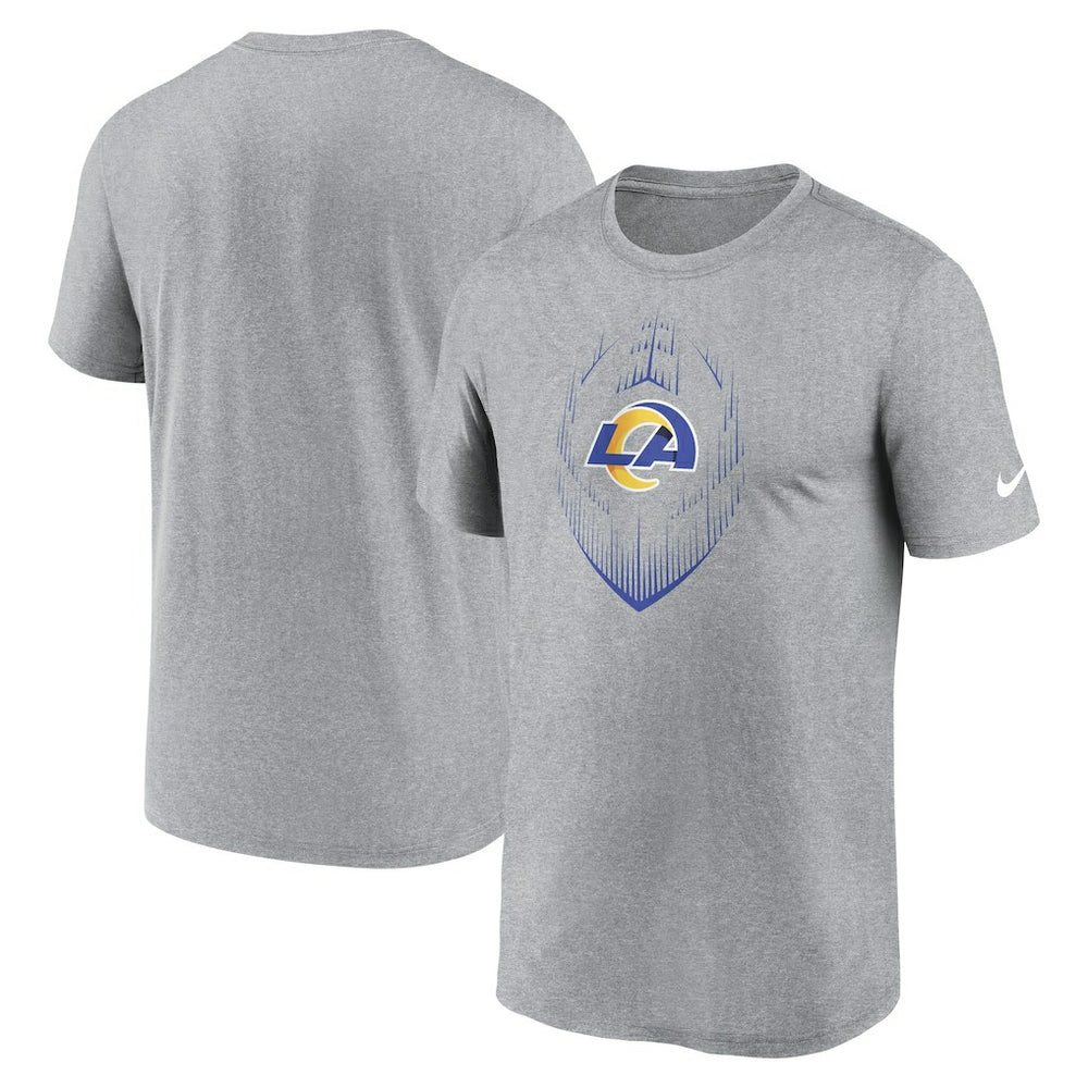 Los Angeles Rams Primetime Legend Icon Performance T-Shirt Heather Gray
