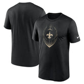 New Orleans Saints Primetime Legend Icon Performance T-Shirt Black