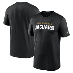 Jacksonville Jaguars Primetime Legend Wordmark Performance T-Shirt Black