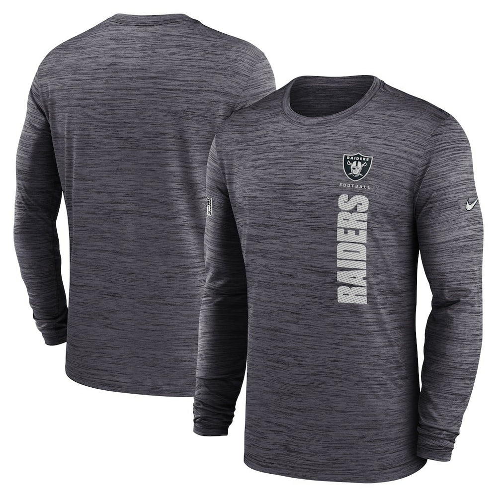 Las Vegas Raiders Sideline Velocity Dri-FIT Long Sleeve T-Shirt Black