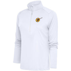 San Diego Padres Antigua Women's Cooperstown Tribute Half-Zip Pullover Top - White Pullover