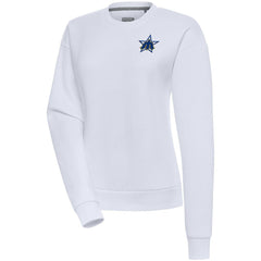 Seattle Mariners Antigua Women's Cooperstown Victory Crewneck Pullover Sweatshirt - White Pullover