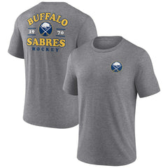 NHL Buffalo Sabres Winger Tri-Blend T-Shirt - Heather Gray