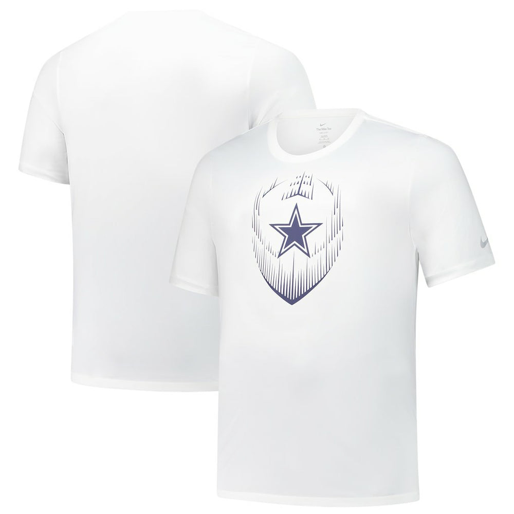 Dallas Cowboys Big & Tall Blitz Legend Icon Performance T-Shirt White