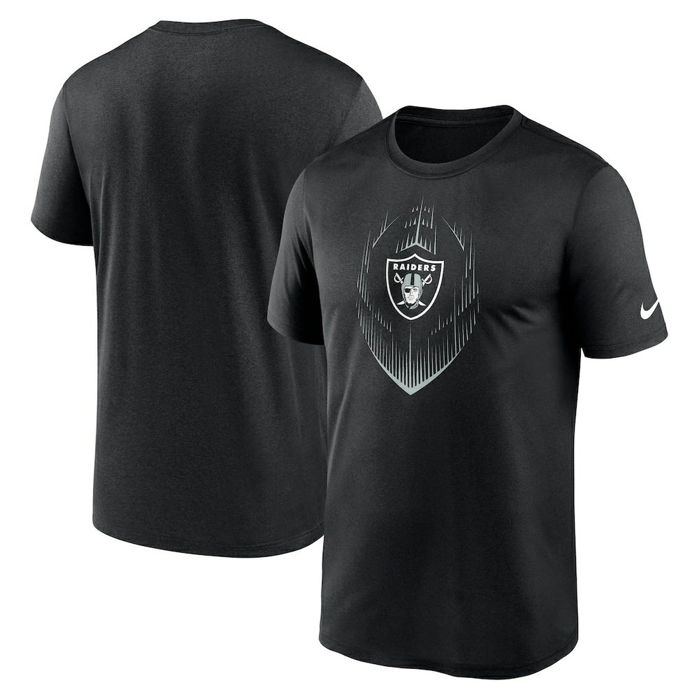 Las Vegas Raiders Big & Tall Blitz Legend Icon T-Shirt Black