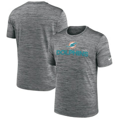 Miami Dolphins Blitz Velocity Modern Dri-FIT T-Shirt Anthracite