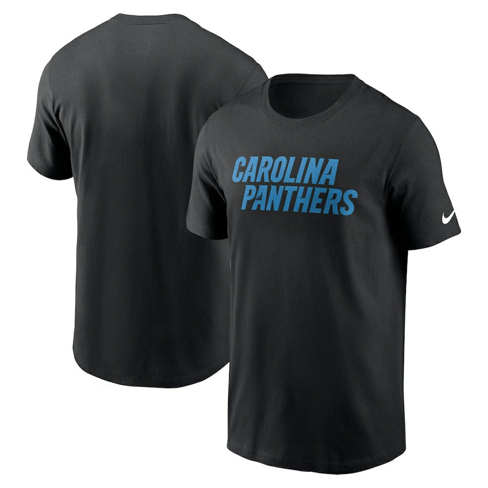 Carolina Panthers Primetime Wordmark Essential T-Shirt Black